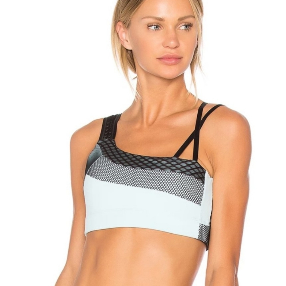 Lukka Black and White Sports Bra